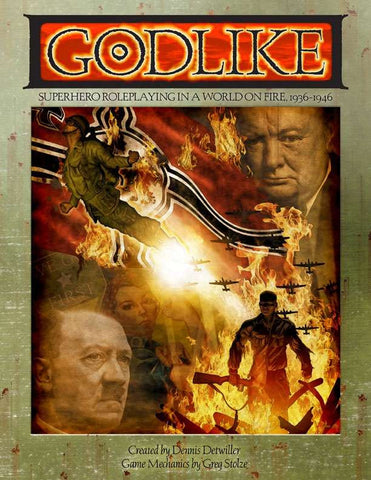 GODLIKE: Superhero Roleplaying in a World on Fire, 1936-1946 (paperback)